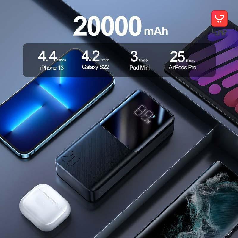 پاور بانک 20000 میلی آمپر برند جویروم مدل JR-QP192